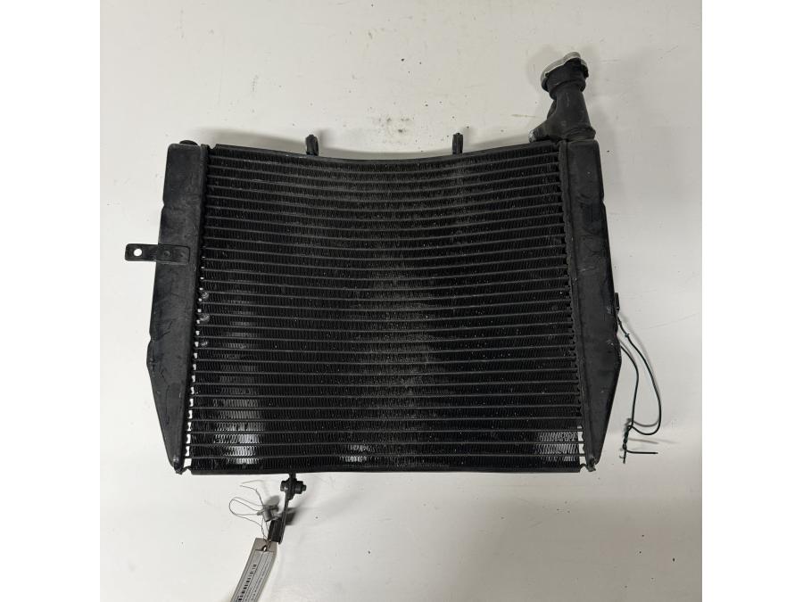 Framsidan på Vattenkyl från en Triumph Daytona 675 -2011 motorcykel.