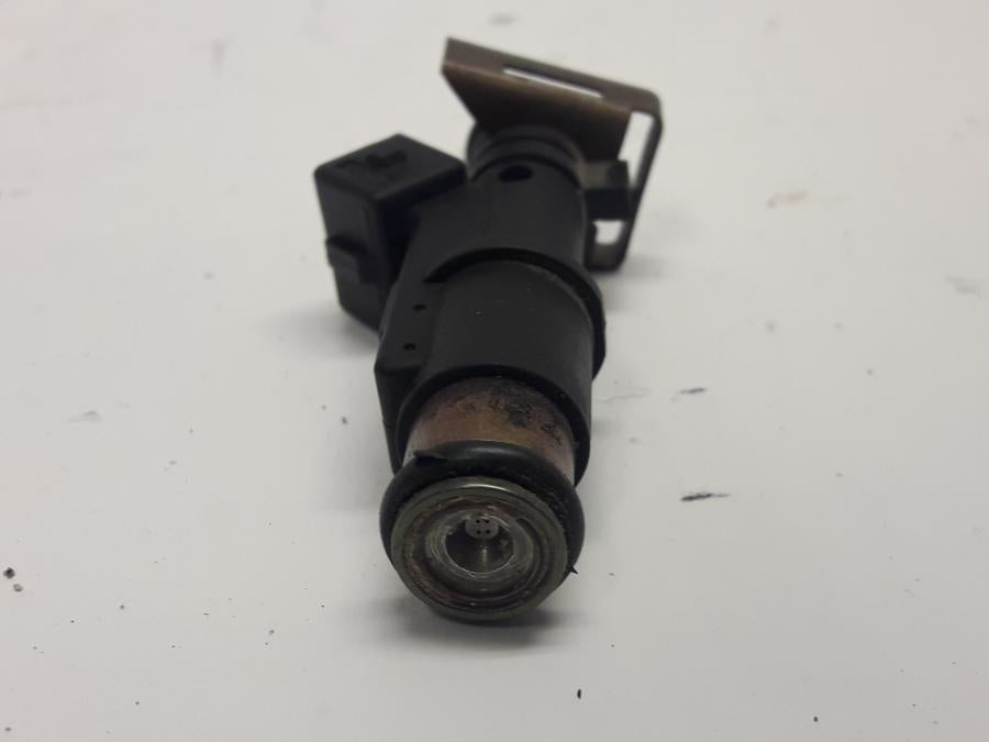 Baksidan på Spridare från en Triumph Tiger -1999 motorcykel.