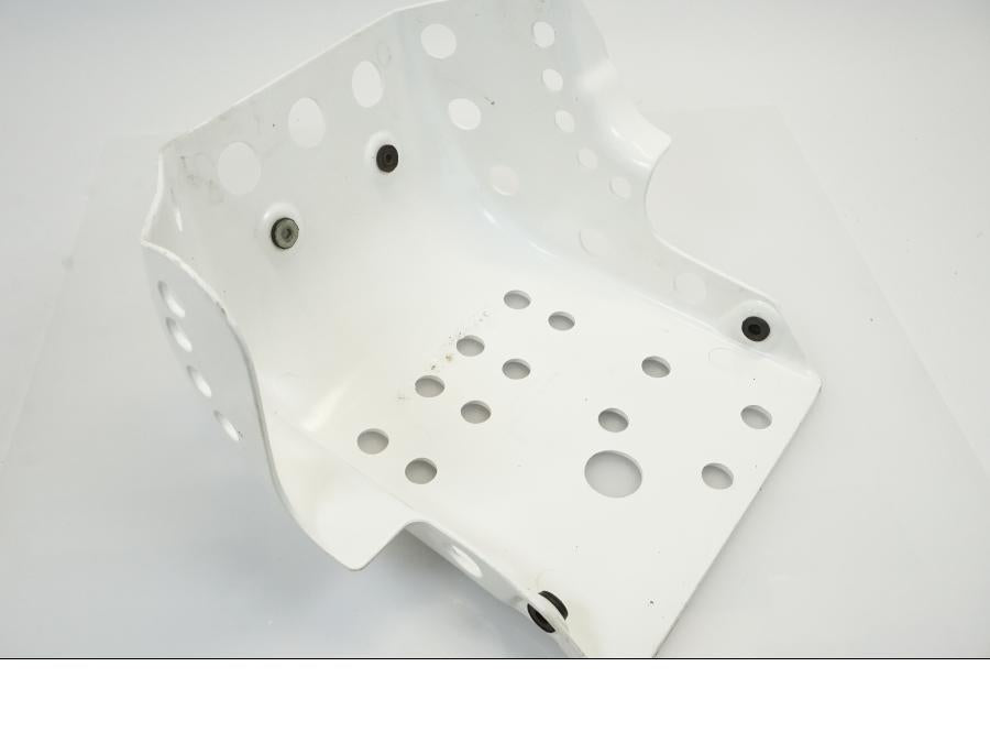 Snett uppifrån på Hasplåt från en Suzuki DR 750 S -1988 motorcykel.