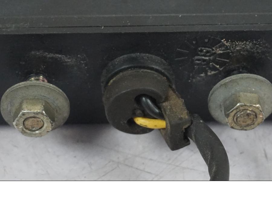 Snett uppifrån på Skyltbelysning från en Triumph Daytona 955I -2000 motorcykel.