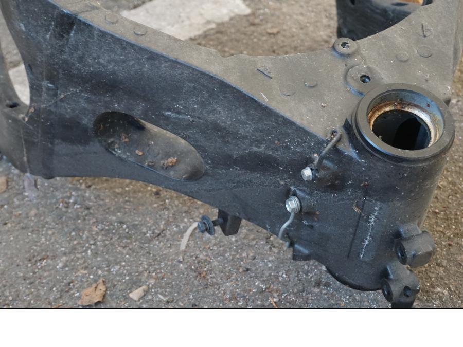 Baksidan på Ram från en Suzuki GSX-R 750 -2009 motorcykel.