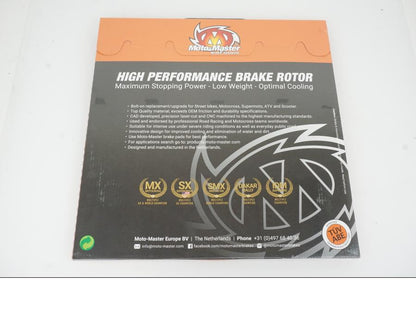Baksidan på Bromsskiva från en KTM 640 LC4 -2007 motorcykel.