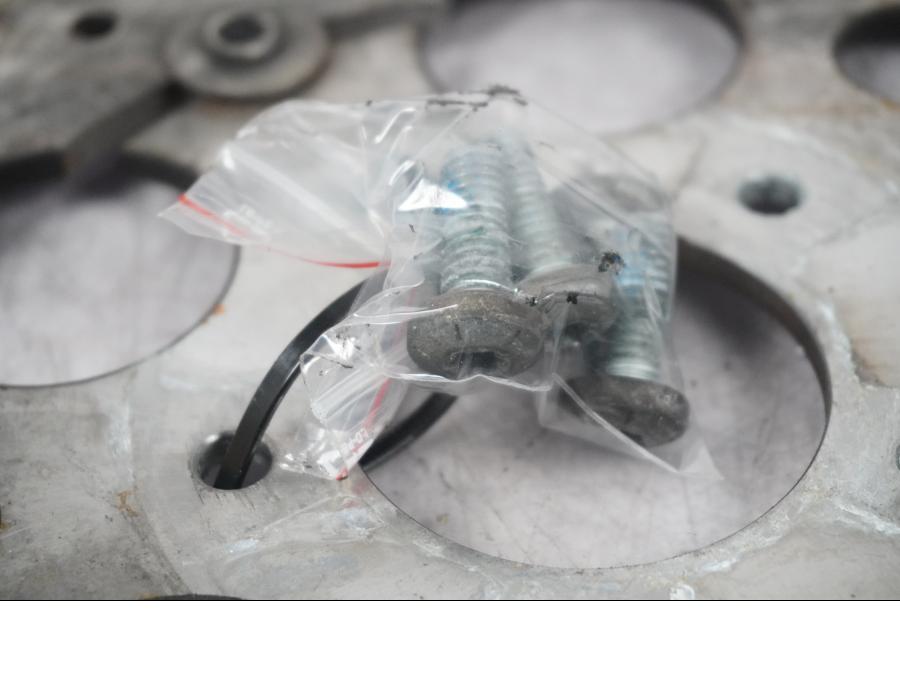 Vänster sida på Bromsskiva från en H-D Touring Street Glide FLHX -2009 motorcykel.