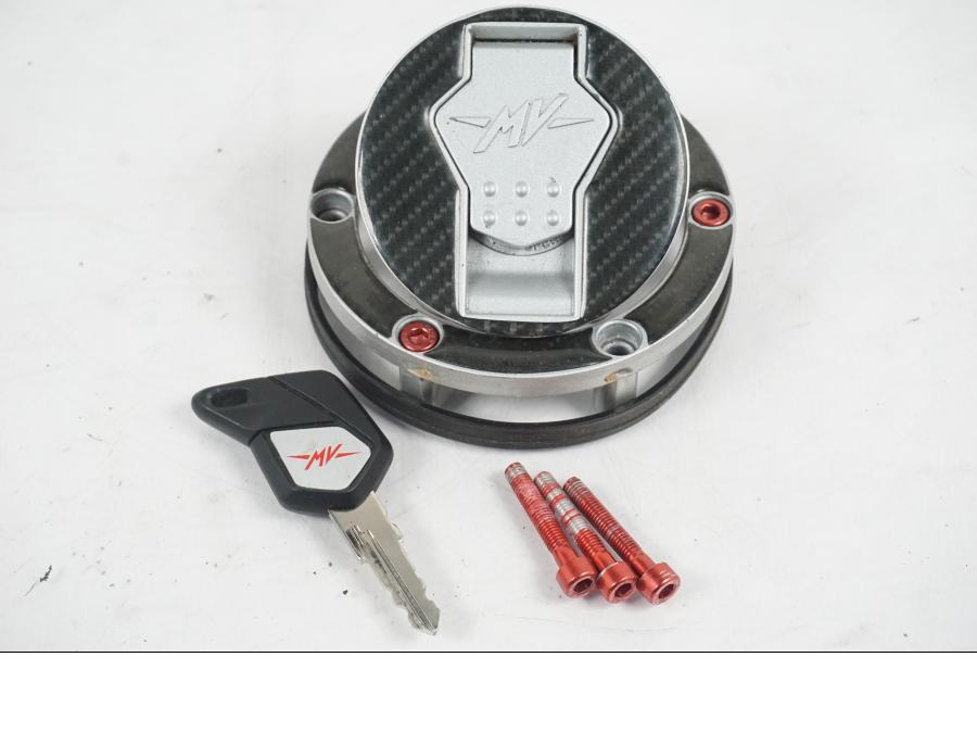 Baksidan på Låssats från en MV Agusta Dragster -2014 motorcykel.