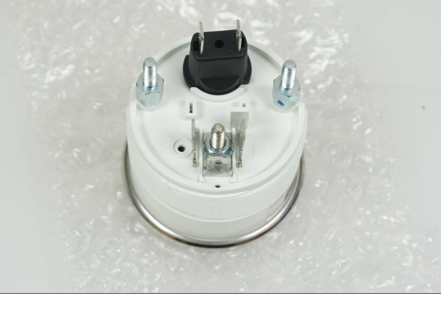 Vänster sida på Oljetrycksmätare från en H-D Street Glide CVO FLHXSE -2012 motorcykel.