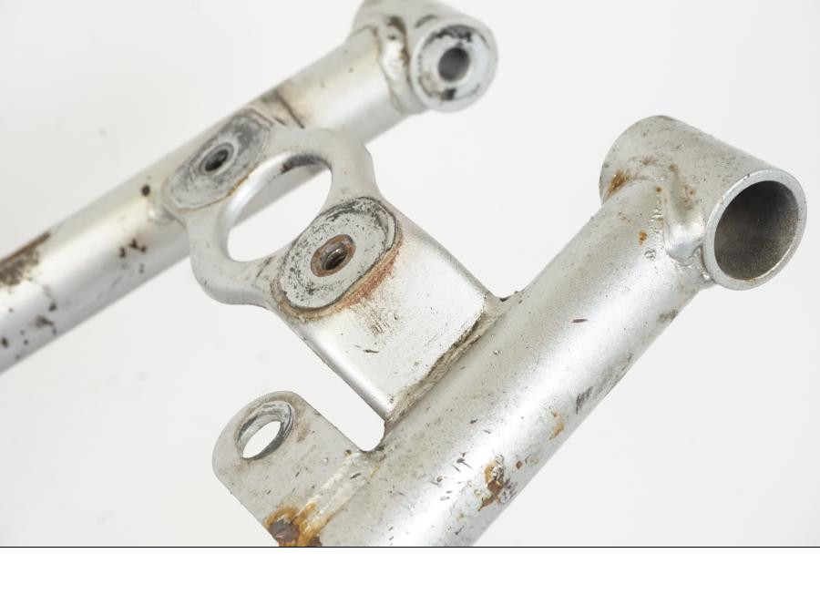 Snett uppifrån på Bakram från en Kawasaki KL 650A -1987 motorcykel.