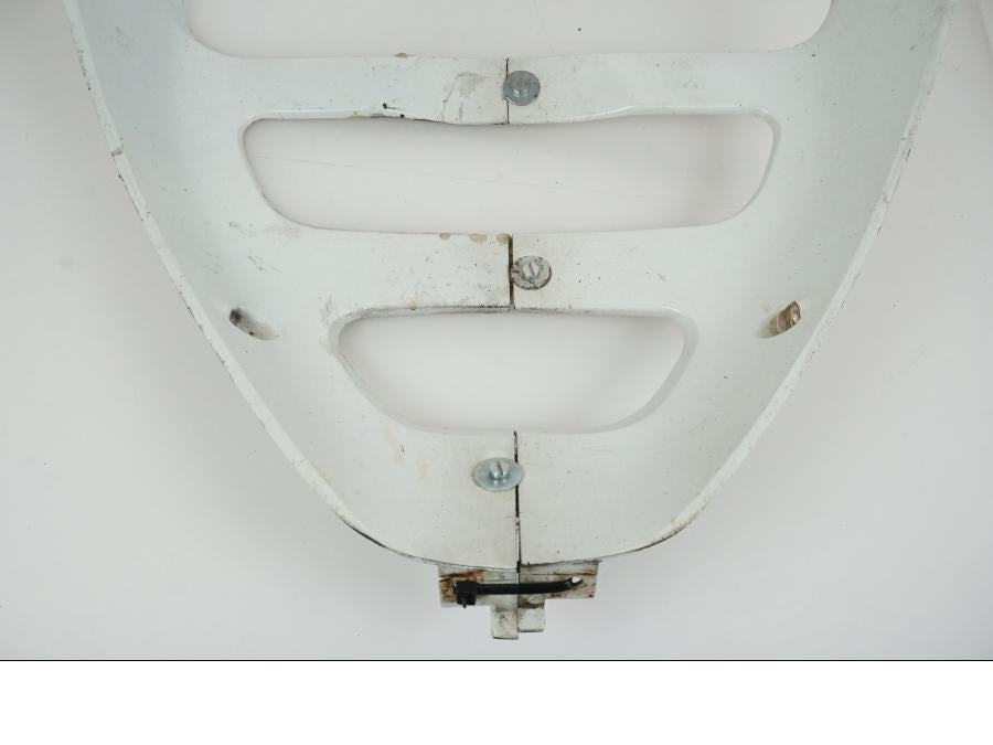 Vänster sida på Trekanten från en Honda CBR 1000 F -1989 motorcykel.