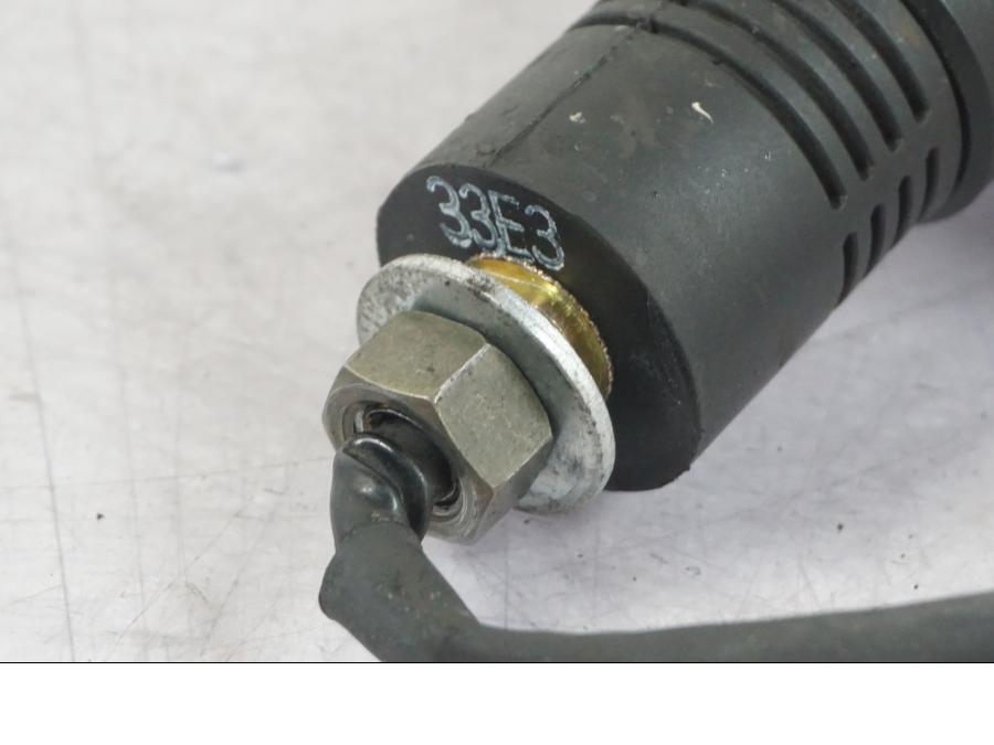 Snett uppifrån på Blinkers från en Suzuki GSX 1300 RX -1999 motorcykel.