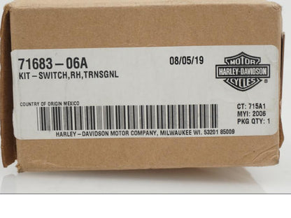 Baksidan på Styrelreglage från en H-D Touring Road King FLHR/I -2010 motorcykel.