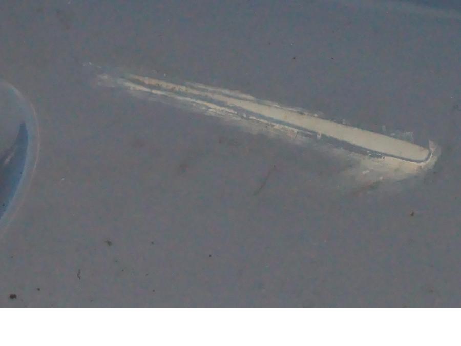 Vänster sida på Bakvinge från en BMW F 650 CS -2002 motorcykel.