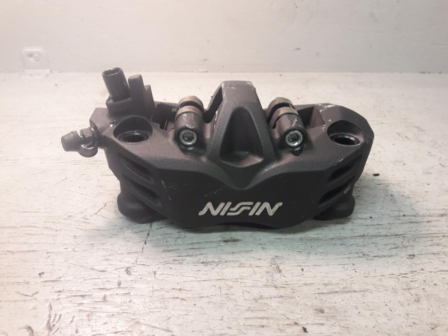 Framsidan på Bromsok från en Kawasaki ZX-6R -2008 motorcykel.