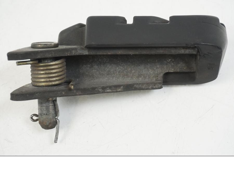 Snett uppifrån på Fotpinne från en Yamaha XT 660 X -2005 motorcykel.