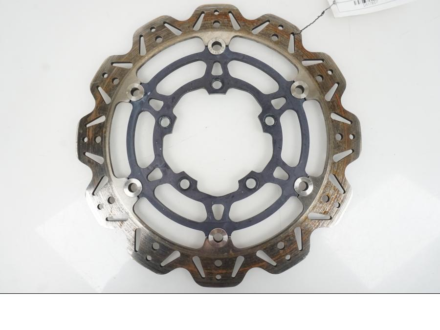 Framsidan på Bromsskiva från en Suzuki GSX-R 1000 -2007 motorcykel.