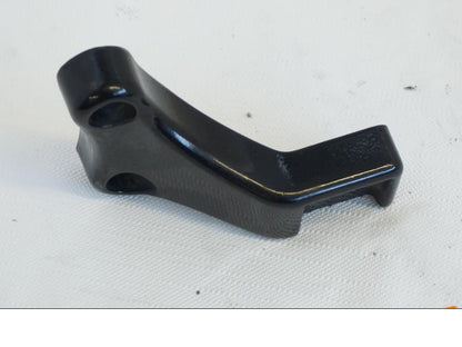 Snett uppifrån på Fotpinnefäste från en Kawasaki VN 1500 Mean Streak -2002 motorcykel.