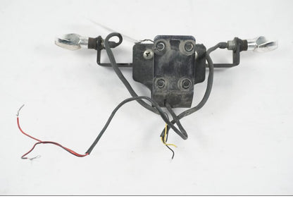 Snett uppifrån på Skylthållare från en Yamaha YZF 1000 R1 -2007 motorcykel.