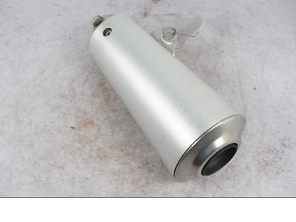 Framsidan på Ljuddämpare från en Ducati Monster 696 -2009 motorcykel.