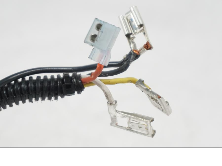 Extrabild2 på Kablage från en H-D Softail Standard FXST -2001 motorcykel.