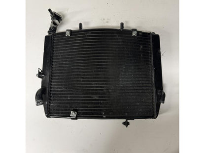 Baksidan på Vattenkyl från en Triumph Daytona 675 -2009 motorcykel.