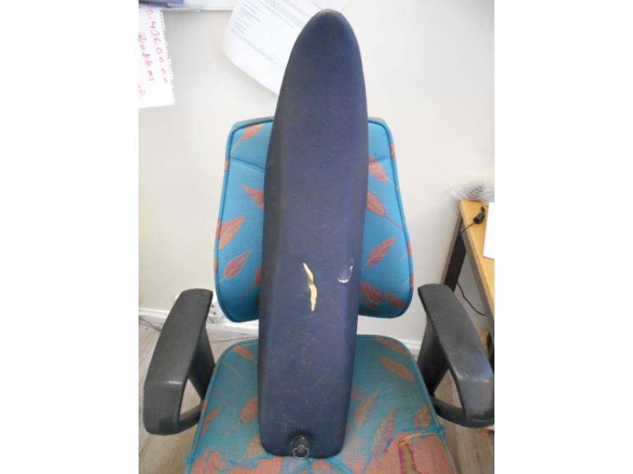 Framsidan på Sadel från en Husaberg FS 650 E -2008 motorcykel.