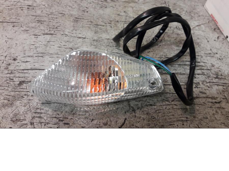 Framsidan på Blinkers från en Ducati Multistrada 1100 -2009 motorcykel.