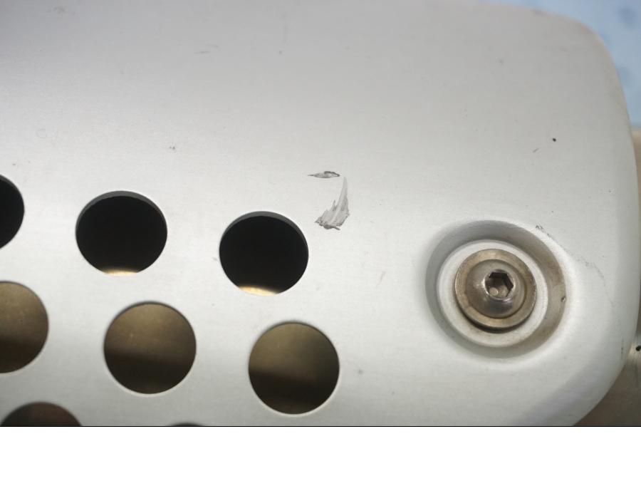 Vänster sida på Ljuddämpare från en BMW F 650 ST -1999 motorcykel.