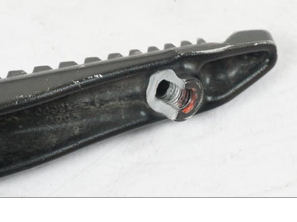 Snett uppifrån på Fotpinne från en Kawasaki ZX-6R -2011 motorcykel.