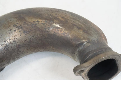 Snett uppifrån på Grenrör från en Ducati Streetfighter S -2011 motorcykel.