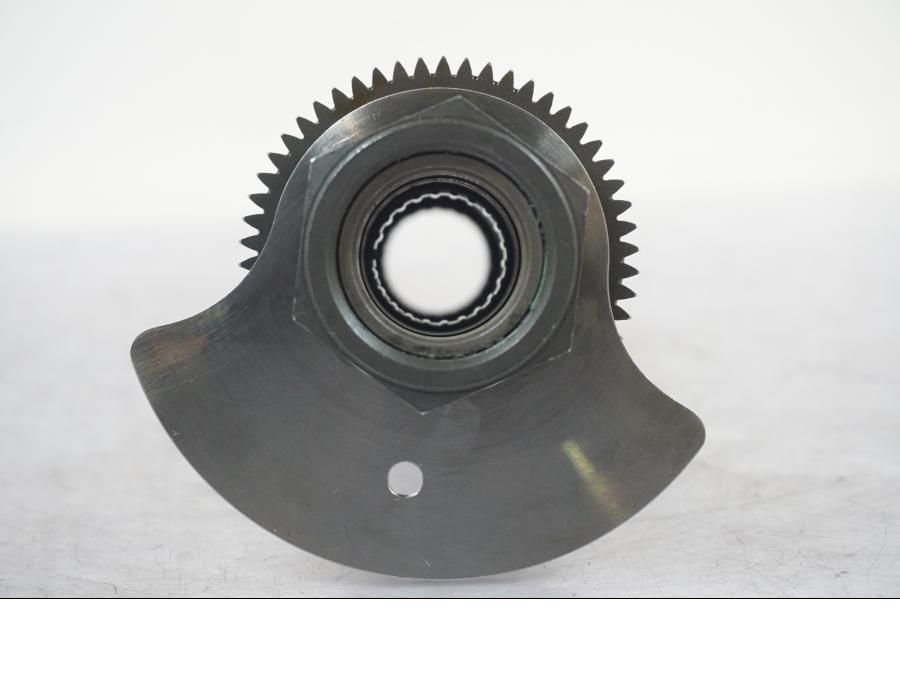 Snett nerifrån på Balansaxel från en BMW R 1200 GSA -2014 motorcykel.