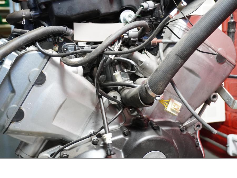 Extrabild3 på Motor från en Honda VFR 800 -2008 motorcykel.