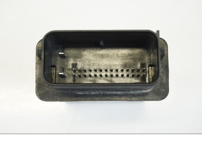 Snett uppifrån på Styrdon från en BMW R 1250 GS -2019 motorcykel.