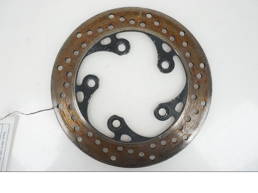 Framsidan på Bromsskiva från en Suzuki GSX-R 1000 -2007 motorcykel.