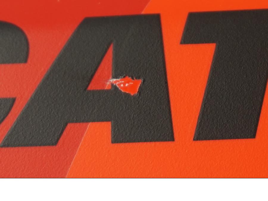 Snett uppifrån på Tankkåpa från en Ducati Multistradea V4 RS -2024 motorcykel.