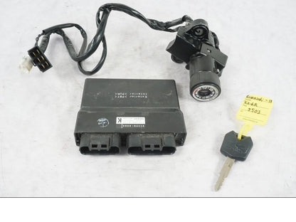 Framsidan på Tändningslås från en Kawasaki ZX-6R -2011 motorcykel.