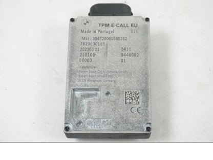 Baksidan på SOS styrenhet från en BMW R 1250 GS -2021 motorcykel.