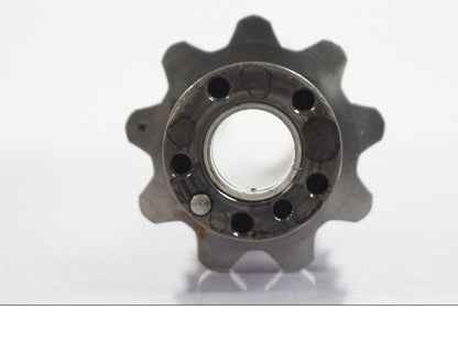 Höger sida på Kamkedjedrev från en BMW R NineT -2017 motorcykel.