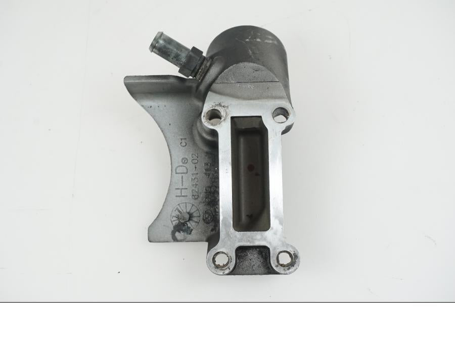 Snett uppifrån på Oljetank från en H-D Electra Glide FLHT -2005 motorcykel.