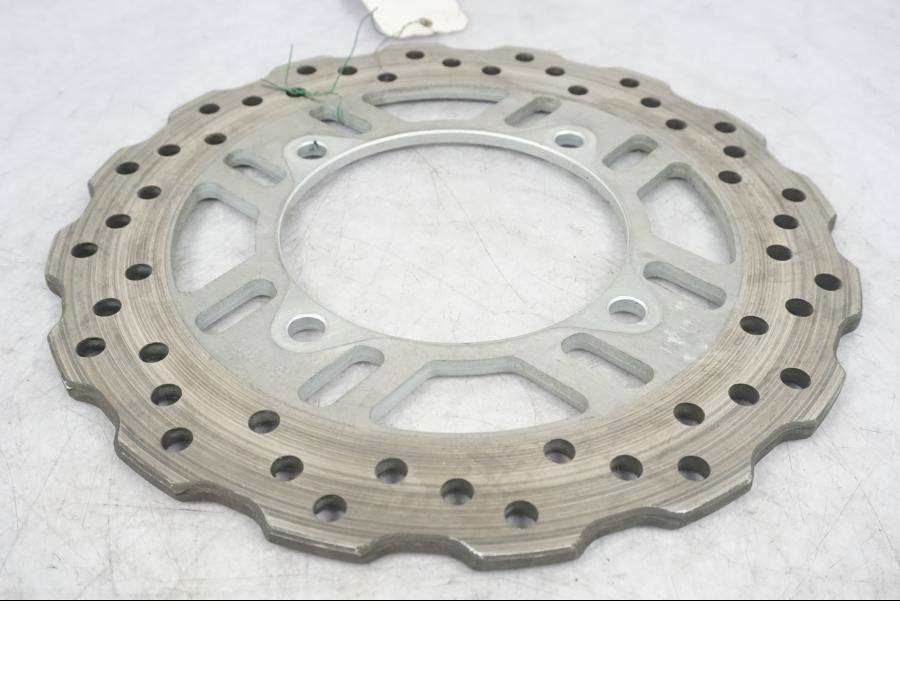 Höger sida på Bromsskiva från en Kawasaki Z 1000 -2011 motorcykel.