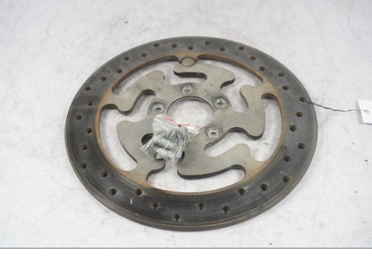 Framsidan på Bromsskiva från en H-D Touring Street Glide FLHX -2009 motorcykel.