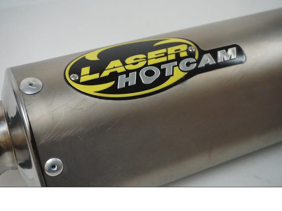 Snett uppifrån på Ljuddämpare Sport från en Universal Universal -2000 motorcykel.