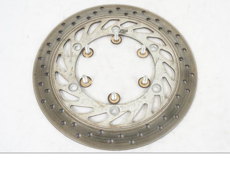 Framsidan på Bromsskiva från en Honda CBR 1000 F -1999 motorcykel.