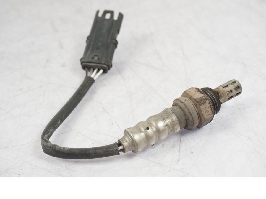 Snett uppifrån på Lambdasond från en BMW R 1200 GS -2005 motorcykel.