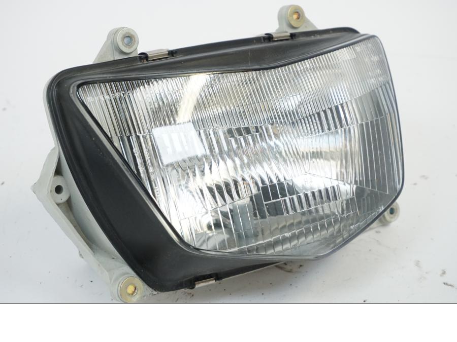 Snett uppifrån på Strålkastare från en Honda CBR 600 -1998 motorcykel.