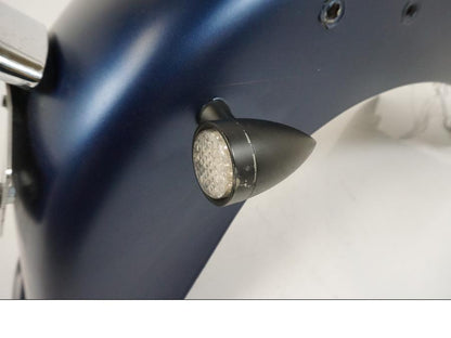 Snett nerifrån på Bakskärm från en Kawasaki VN 1500 -1996 motorcykel.