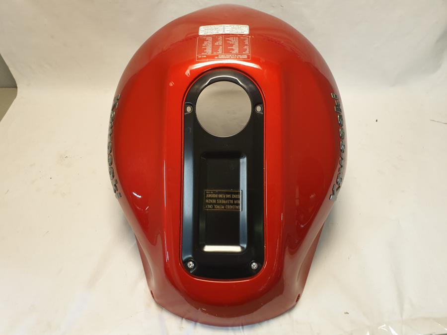 Snett uppifrån på Bensintankskåpa från en Kawasaki ZX-12R -2001 motorcykel.