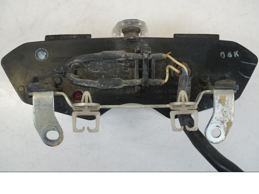 Snett nerifrån på Baklampa från en Yamaha XT 1200 A -2010 motorcykel.