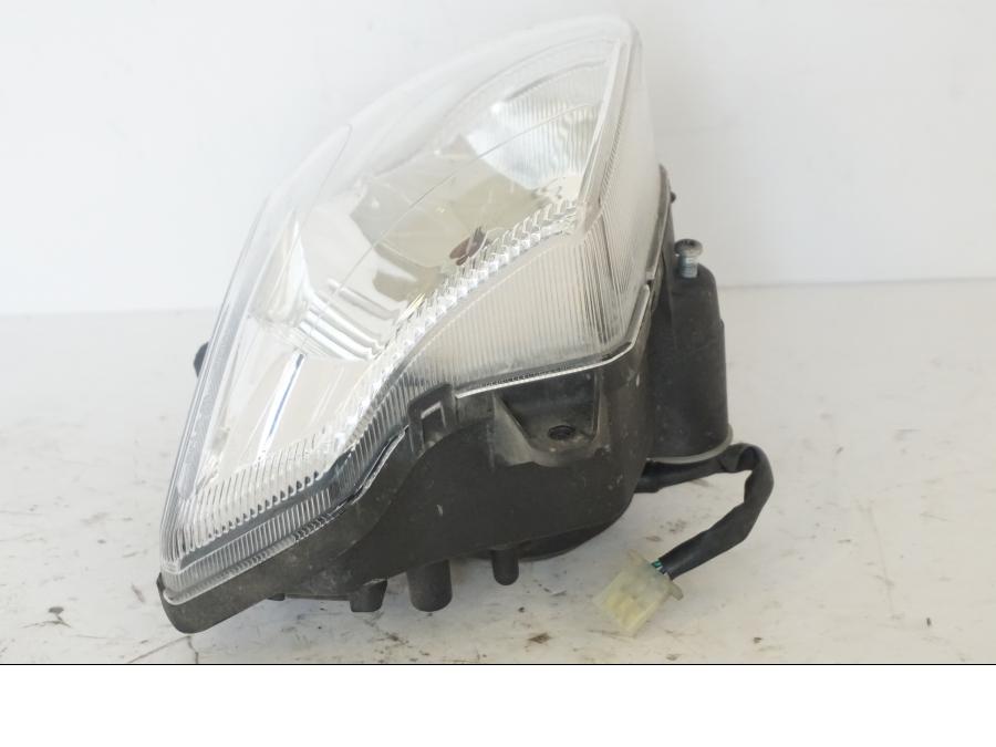 Snett uppifrån på Strålkastare från en Honda SH 300 A -2011 scooter.