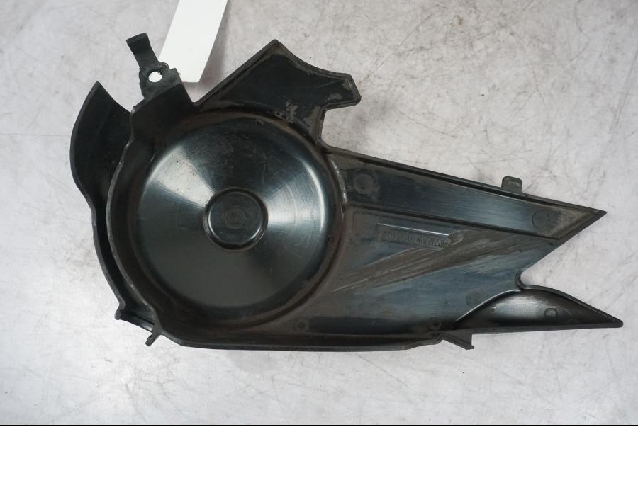 Snett uppifrån på Remskydd från en Buell 1125 R -2008 motorcykel.