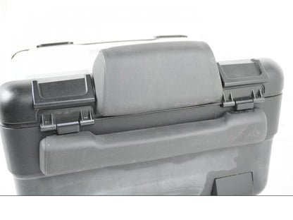 Baksidan på Topbox från en BMW F 800 GS -2008 motorcykel.