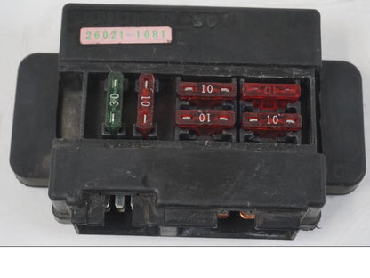 Vänster sida på Säkringsbox från en Kawasaki ZZR 1100 -1994 motorcykel.