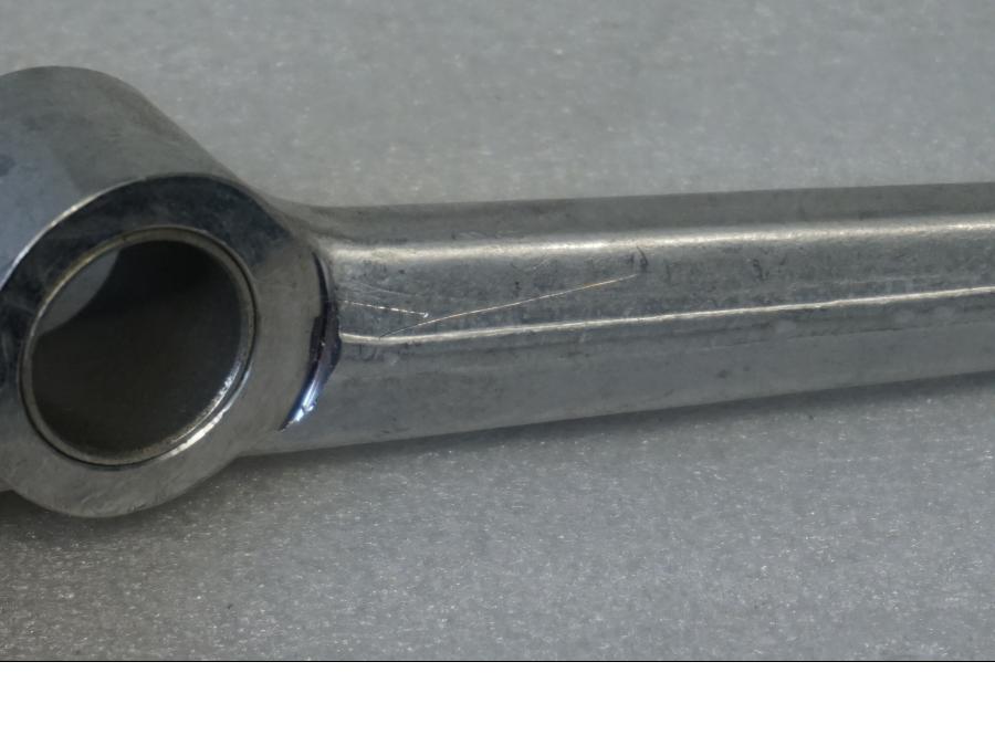 Vänster sida på Bromspedal från en Honda CBR 600 -2000 motorcykel.